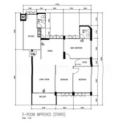 Blk 254 Tampines Street 21 (Tampines), HDB 5 Rooms #589572021
